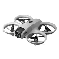 White drone with camera on a white background