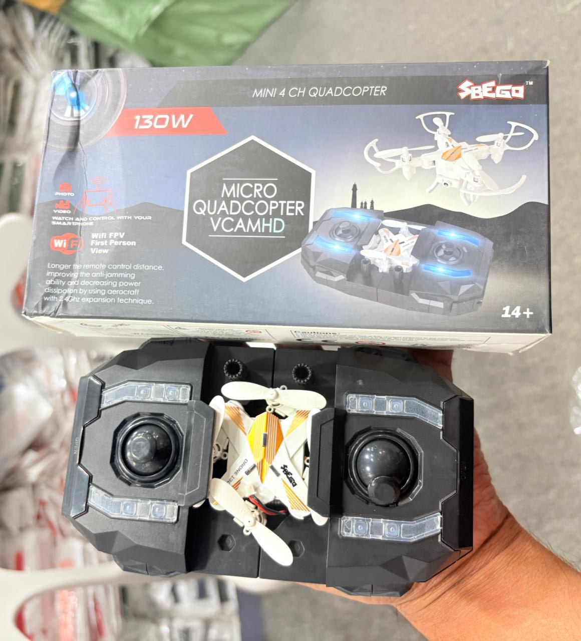 Mini Wi-Fi FPV Toy Drone with Controller – Beginner Quadcopter (Indoor Use)