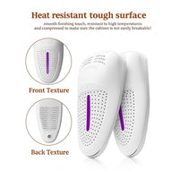 Compact electric shoe dryer and boot warmer for home and travel use