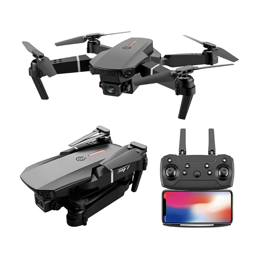 E88 4K Camera Drone – Foldable RC Quadcopter