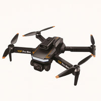 P18 Pro Foldable Quadcopter drone in black on a white background